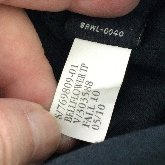 Banana Republic Black Top, Flower Detail, Small - Picture 7 of 8